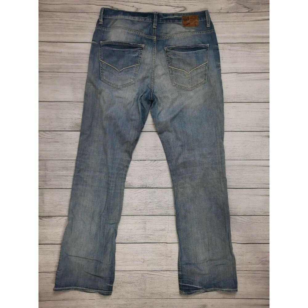 BKE Vintage 1967 Mens Welder Denim Jeans  Size 36L 36x33 M2M Distressed